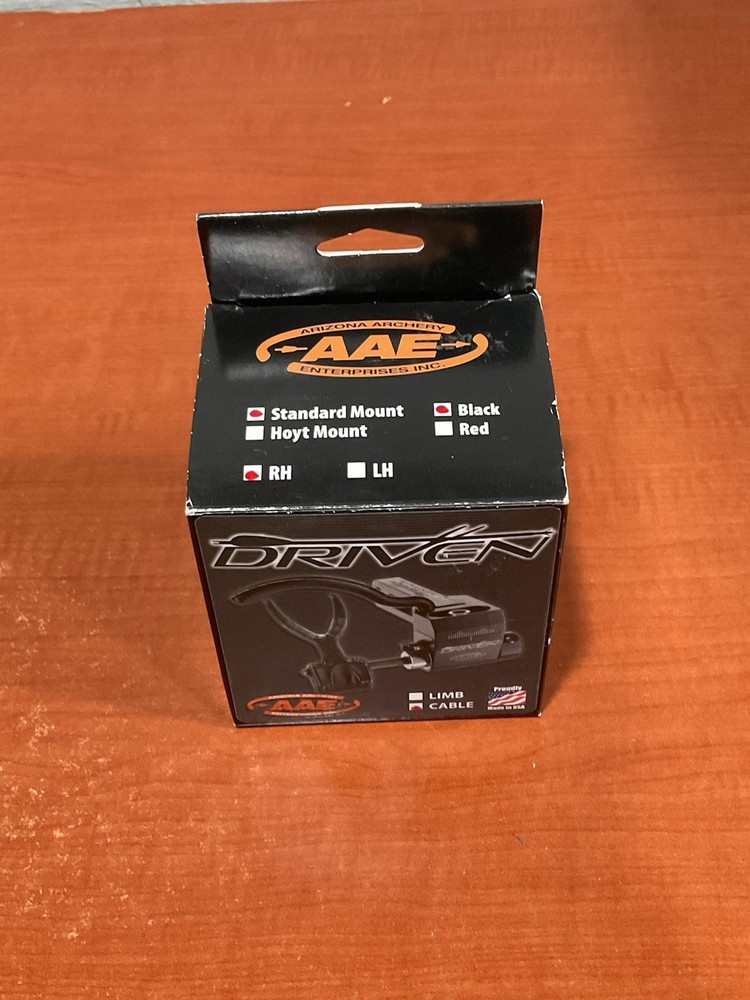 AAE Driven Drop Away Containment Arrow Rest Black RH Cable Driven Standard Mount