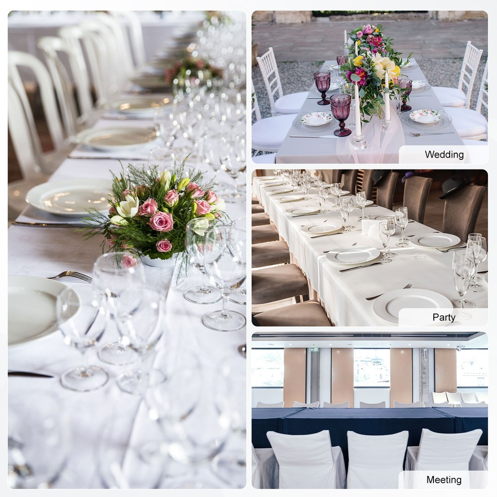 150x300cm Rectangle Tablecloth, Thickened Polyester Table Cloth Dark Green