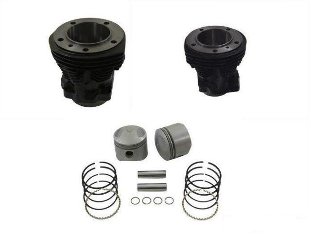 Vtwin 80" Front & Rear Cylinders Jugs & Piston Kit for 1978-84 Harley Shovelhead