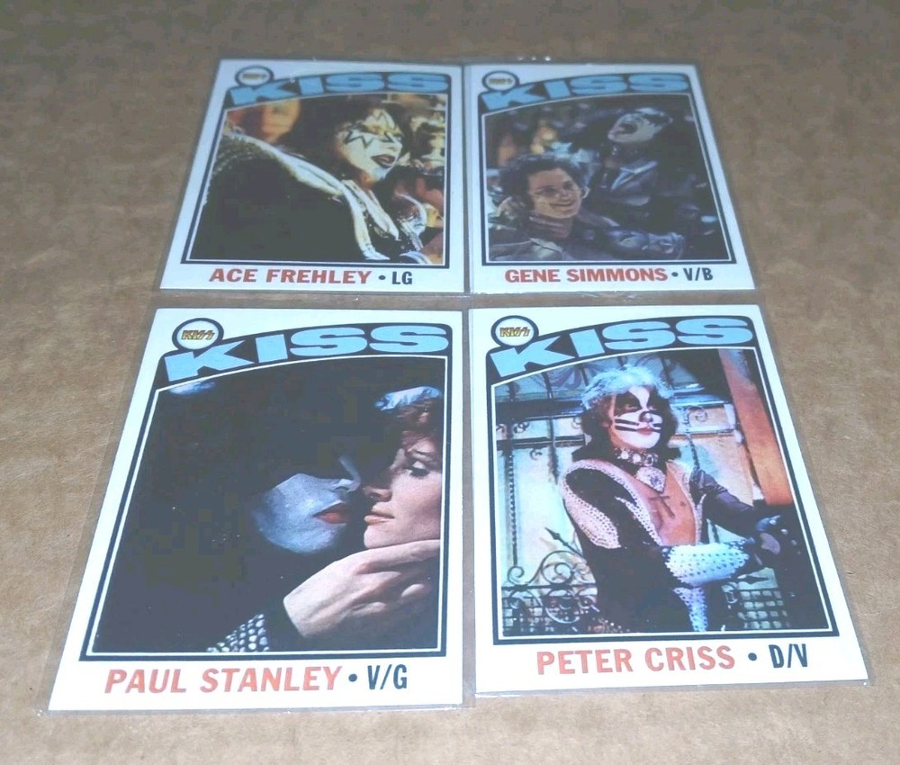 KISS 4 Trading Card Set Htf