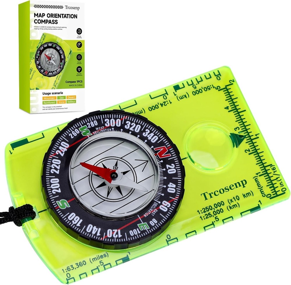 Mini Compass Hiking Survival Orienteering Small