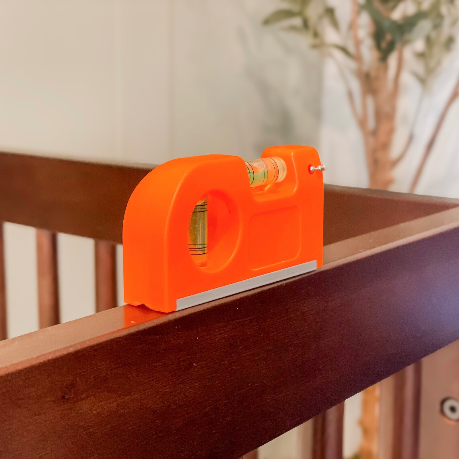 Magnetic Small Pocket Two Bubble Spirit Level Tool 3.3inch Keychain Belt Clip