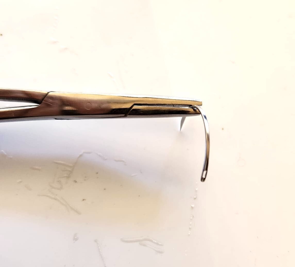 10 PCS PACK SUTURE NEEDLES 1/2 CIRCLE Surgical INSTRUMENTS