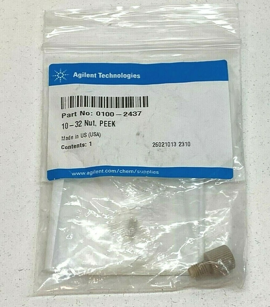 Agilent 0100-2437 PEEK 10-32 Nut