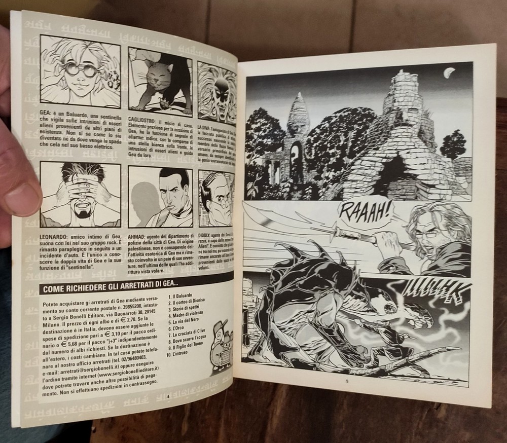 Comic GEA No. 11 THE CRAZY BULWARK 2004 Sergio Bonelli Read Description