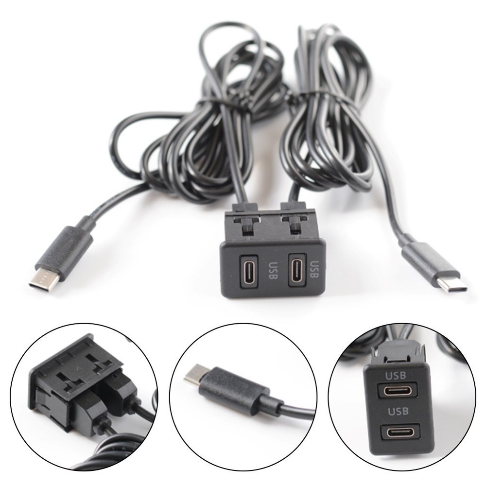 Avoid Clutter Efficiently Use Space with 145cm Type C Interface Socket