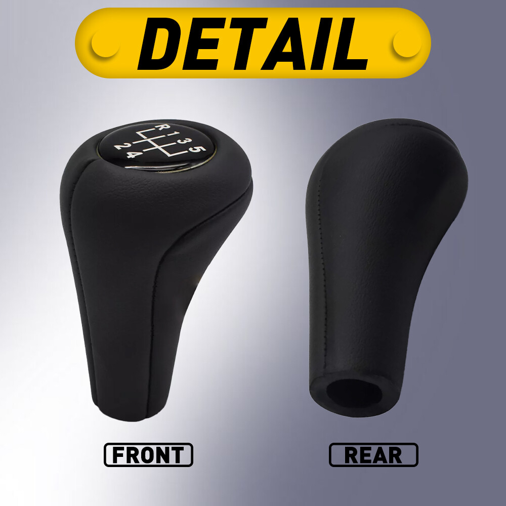 5 Speed BMW illuminated Leather Black Shift Knob for M3 E30 E36 E46 AUXITO