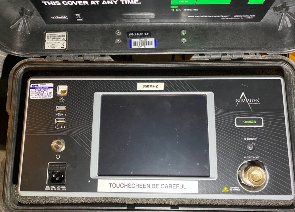 Kaelus iQA-850A PIM Analyzer-SEE NOTES/DESCRIPTION