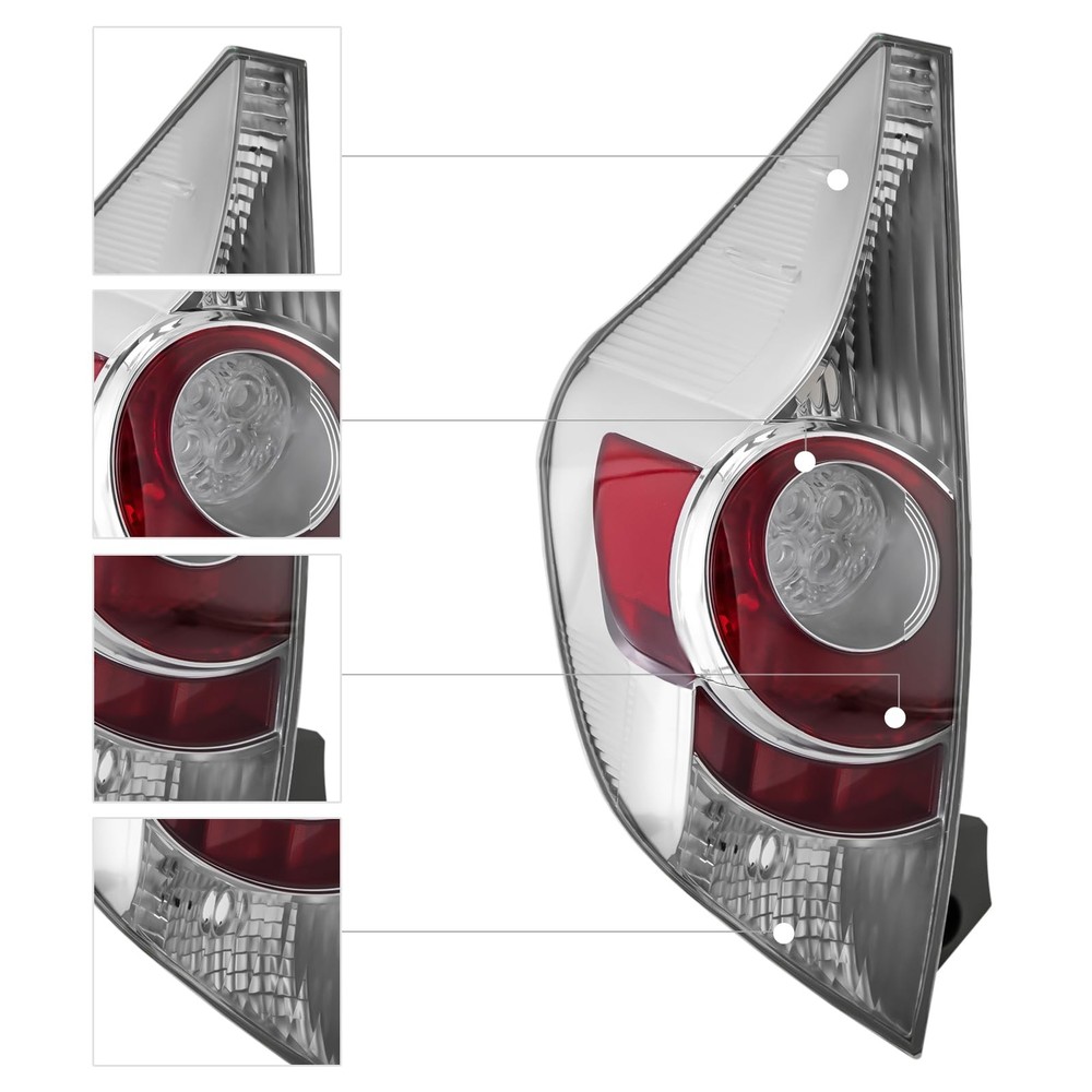 Rear Tail Light Assembly for 2012-2014 Prius C Left Right Replace 81561-52890