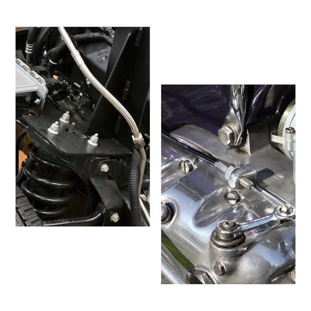 60pcs M6 Thread Flat Nut Rivet Insert Threaded Car