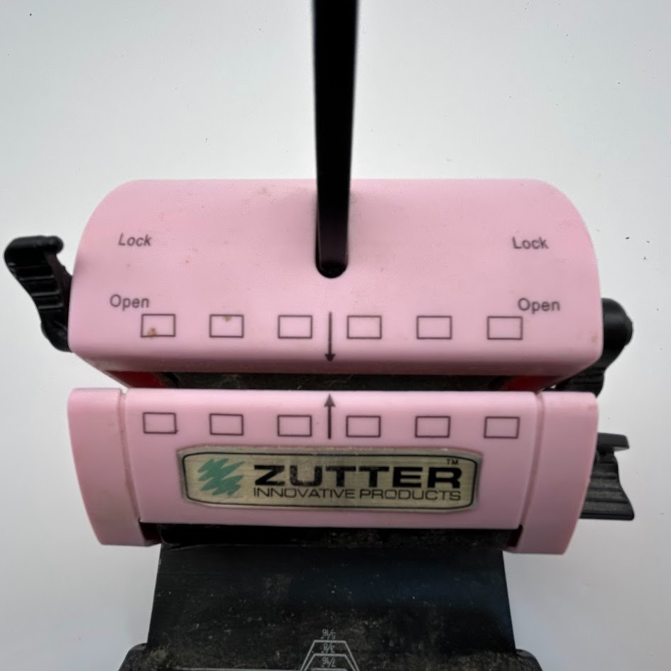 Zutter Bind-It-All V2. Pink Scrapbooking Binder Punch Machine