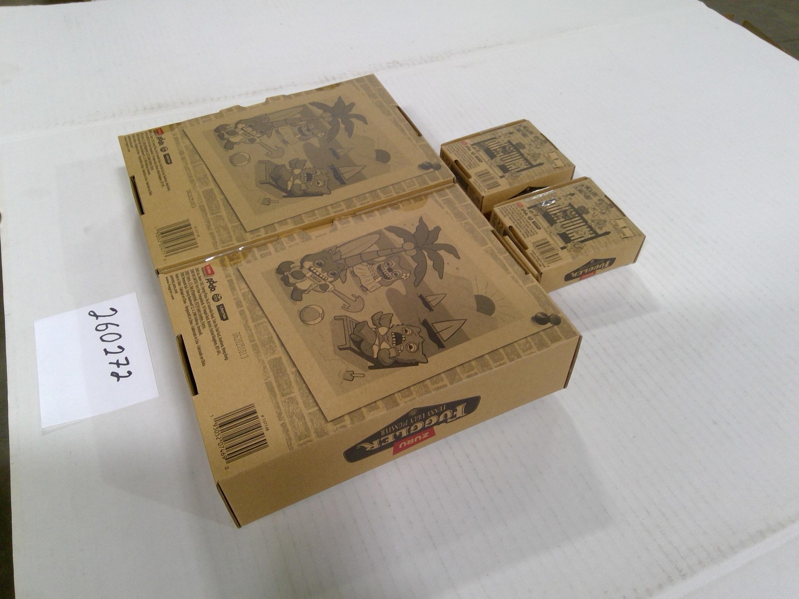 ZURU Fuggler Vacay Vibes Baby Fuggler Plush Toy Small Mini Multicolor Lot 4