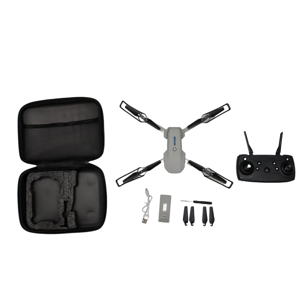 Gray 12" E88 RC Drone Fun No App Connection No Camera ONLY Flies w/ Controller