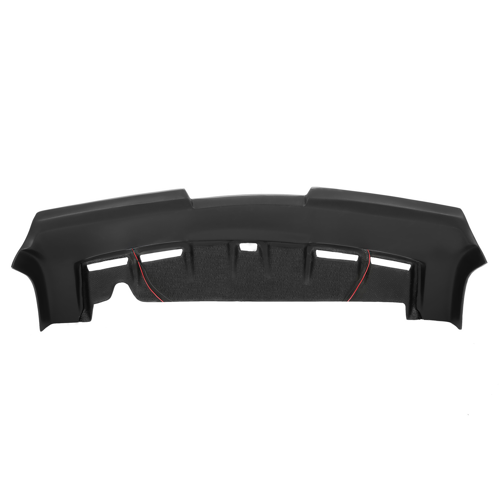 For Hummer H3 Front Upper Fiberglass Sun Visor Roof Painted Black W/LED DRL