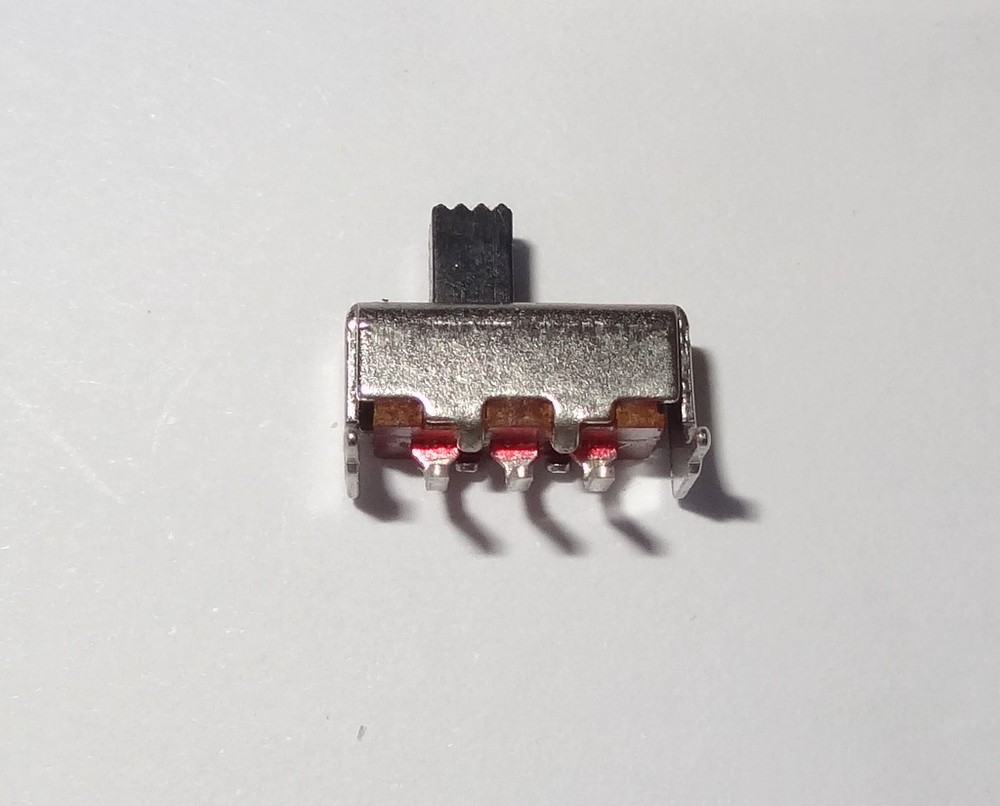 25 pcs slide switch, SPDT, PCB, side mount (10D1e)