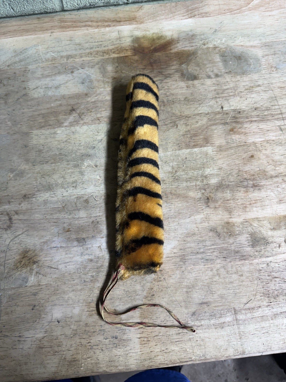 ORG  RARE ESSO EXXON MIRROR HANGING TIGER TAIL~TIGER IN YOUR TANK!!! 9" Vintage