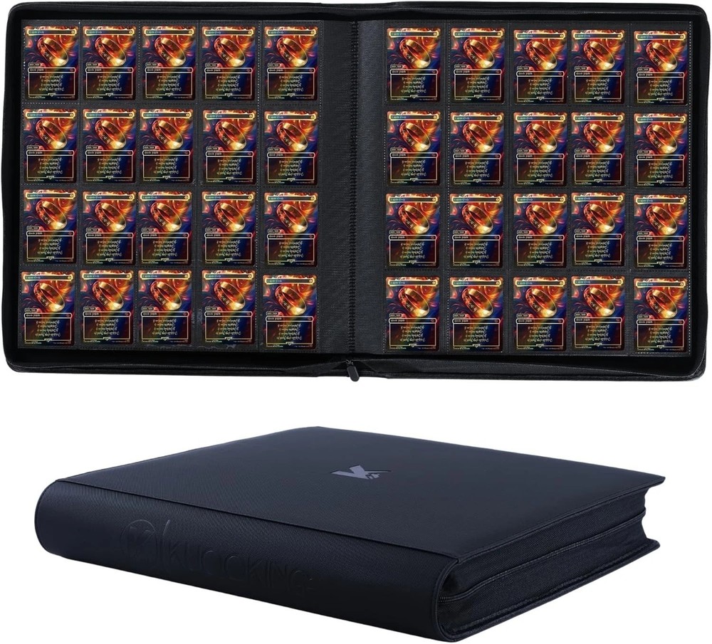 Durable Trading Card Storage Binder - 2000 Card Capacity