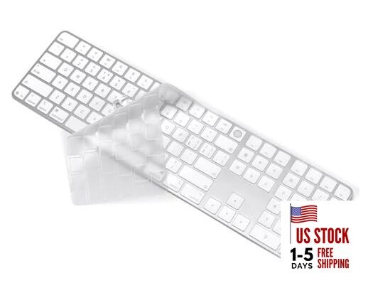 Keyboard Cover Skin Compatible with 2024 Magic Keyboard with Numeric Keypad