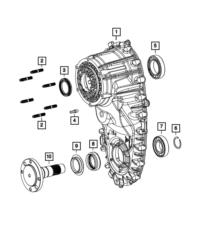 Genuine Mopar Input Seal 68161390AA