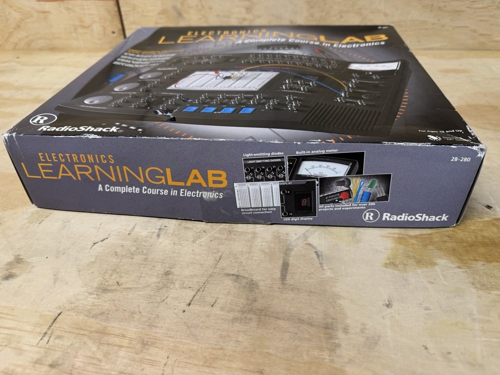 Radio Shack Electronics Learning Lab 28-280, With Make Electronics Book