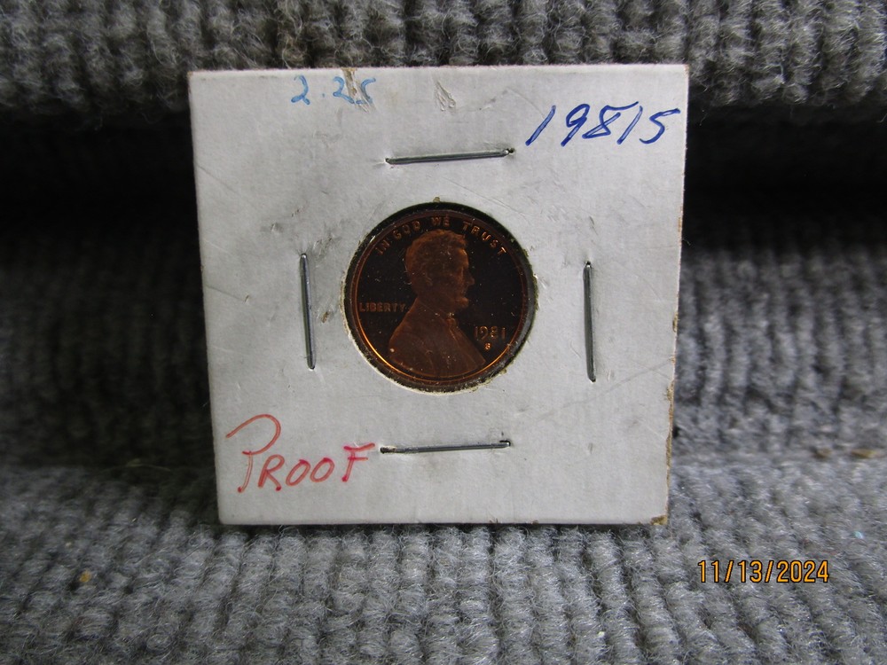 1981 S Penny Proof