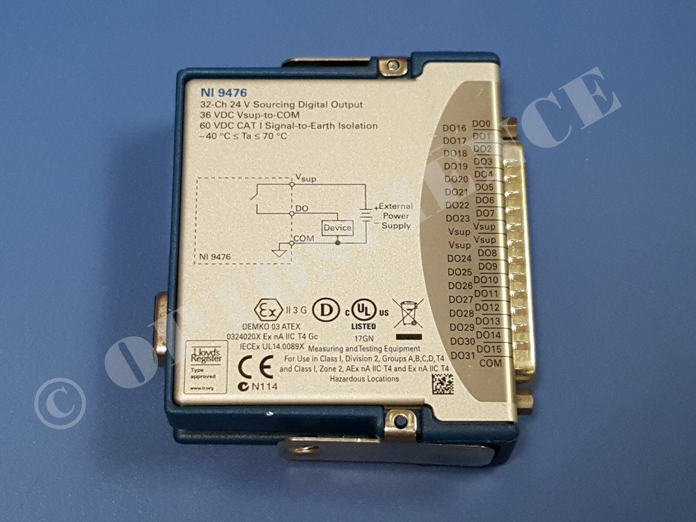 National Instruments NI 9476 cDAQ Digital Output Module, D-Sub