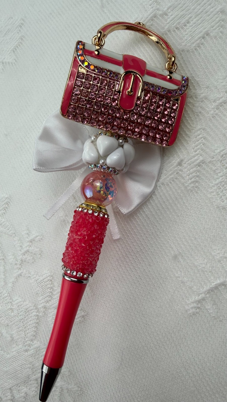 Custom Pink bling pens!! Luxury Inspired Gift.Basket filler. Journal. Collect!
