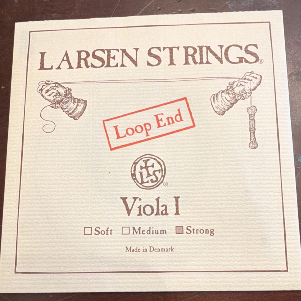Larsen Strings Loop End Viola I String Single, LVA-ASTRL