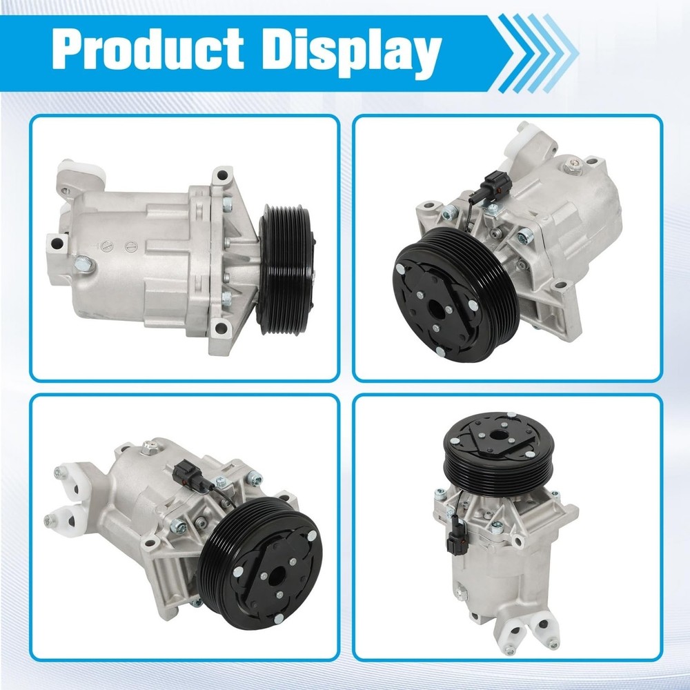 A/C Compressor Replacement for Versa 2007-2012 Replacement for Tiida 2007-201...