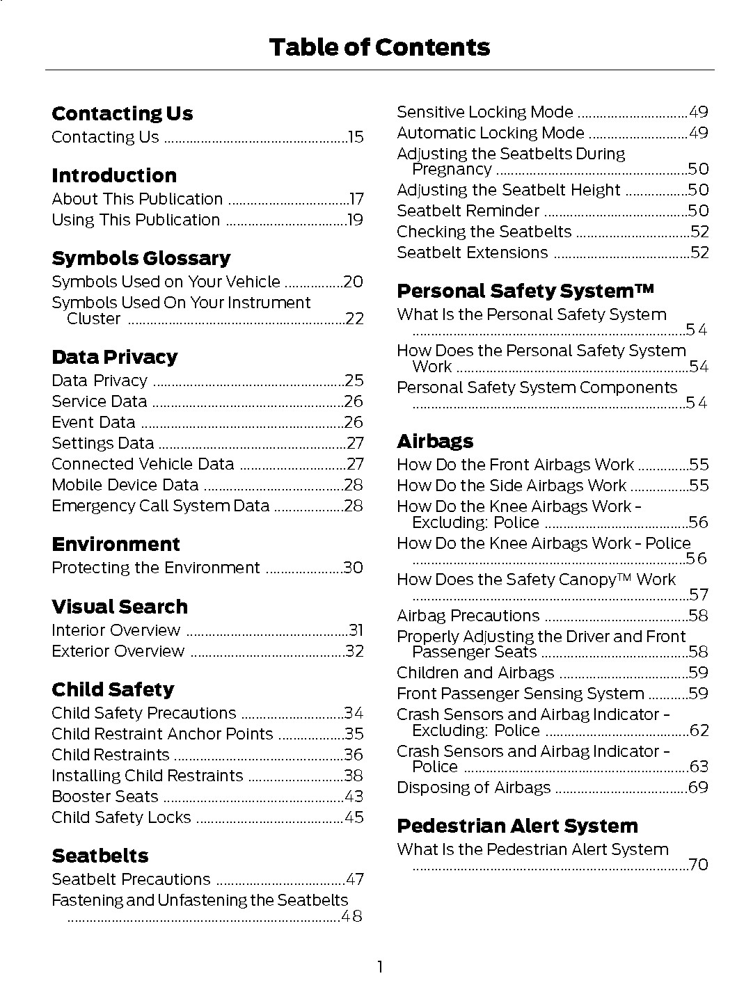 2026 Ford Explorer Owners Manual User Guide