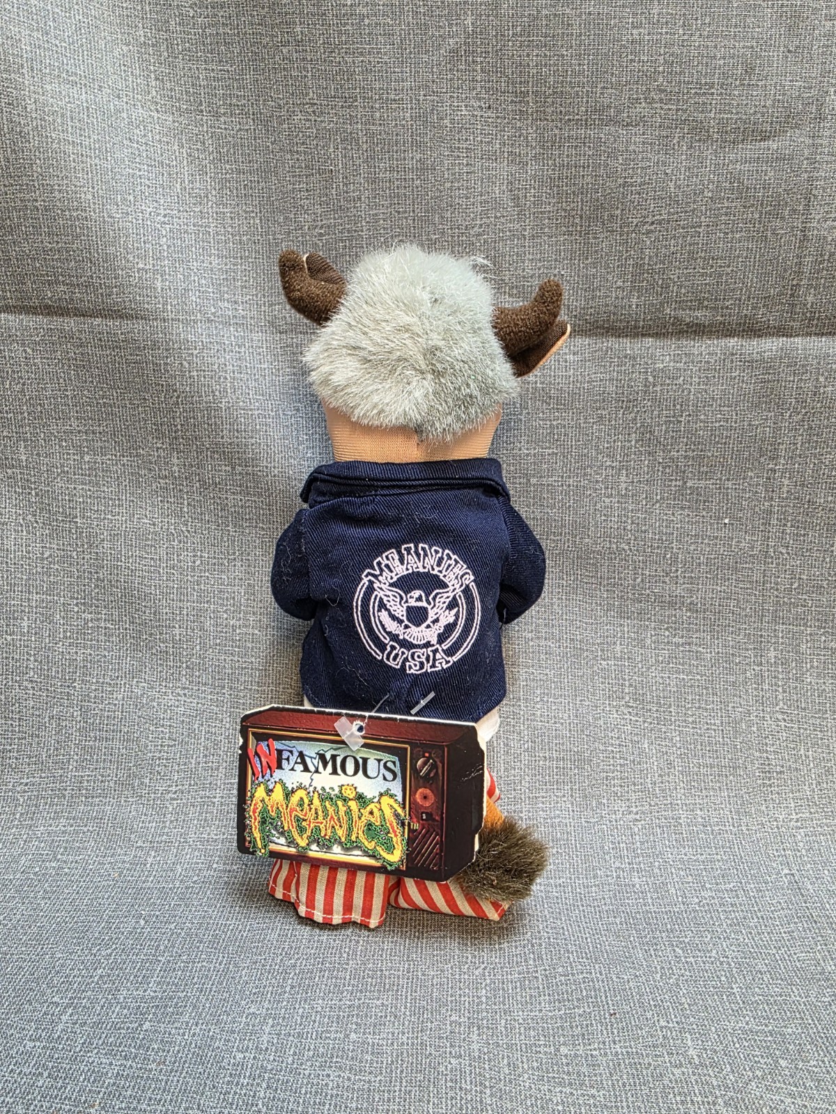 Vintage 90's Meanies Plush Lot Of 6 Infamous Series