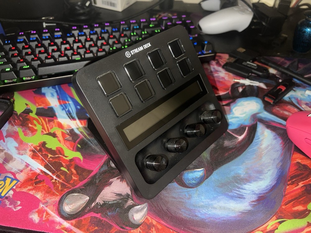 Elgato Stream Deck Plus + XLR Microphone Controller Corsair Black