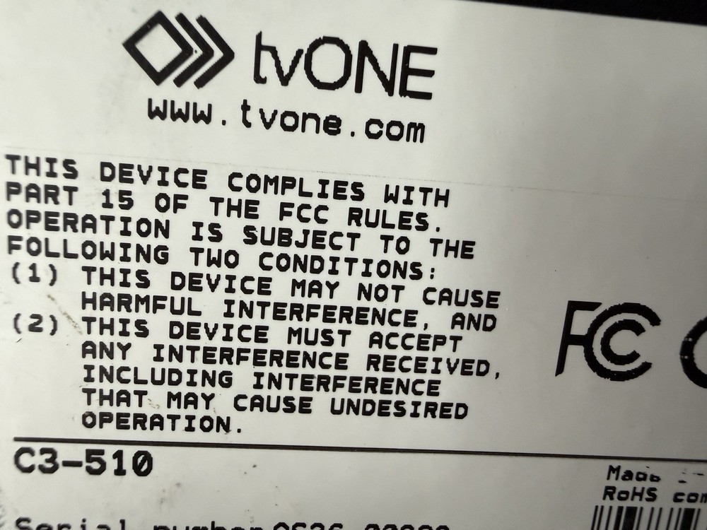 TvONE CORIOmaster Mini C3-510 Modular Video Processor