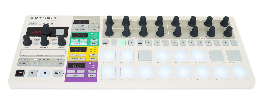Arturia BeatStep Pro 64-Step Sequencer Midi USB DJ Recording Pad Controller