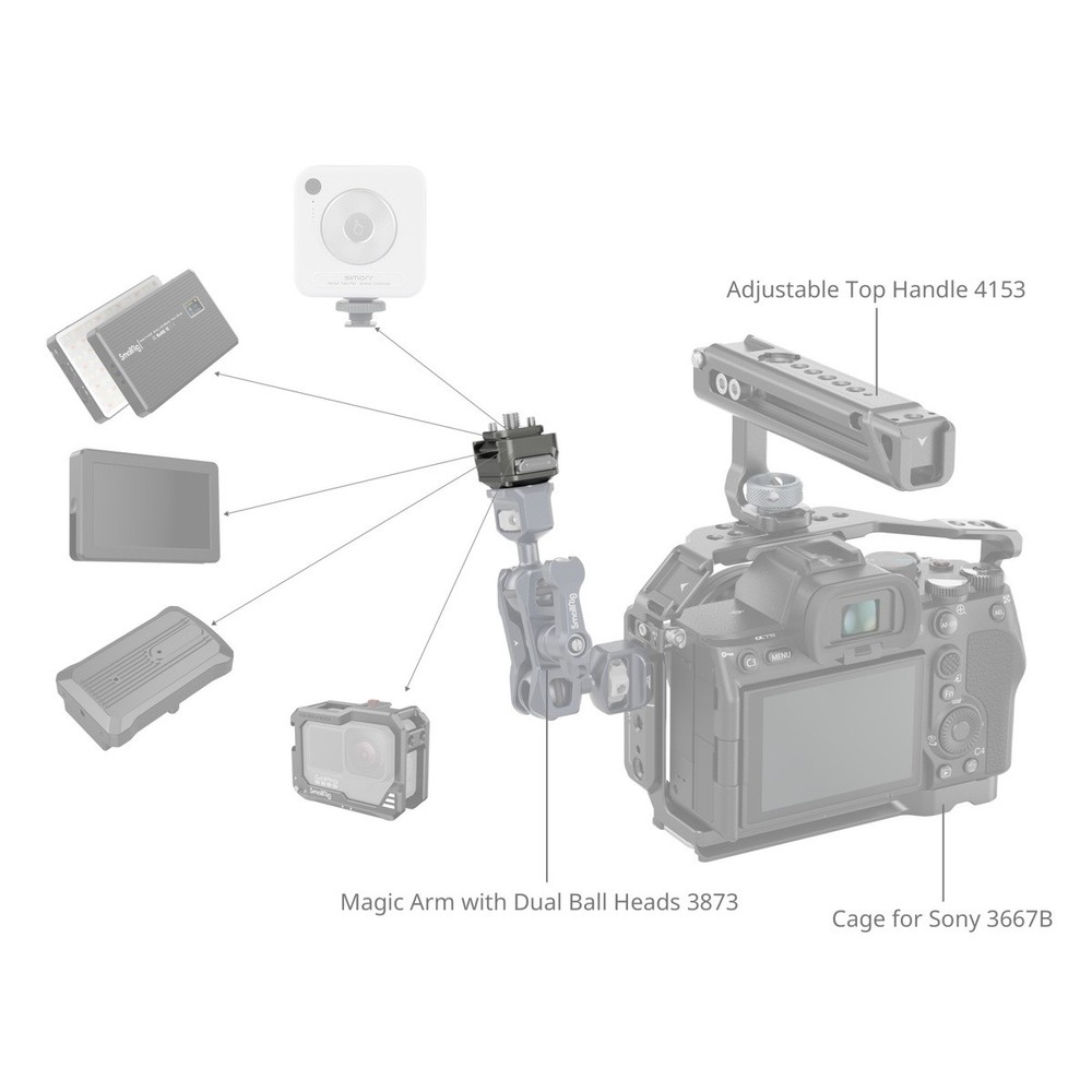 SmallRig HawkLock H21 Universal Quick Release Mount Plate Kit