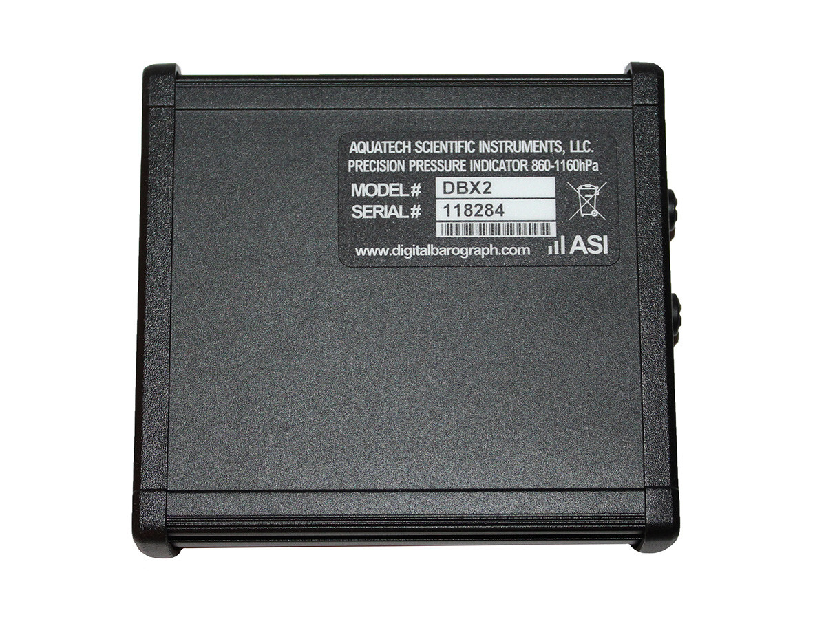 DBX2 DESKTOP PRECISION DIGITAL BAROGRAPH BAROMETER BLACK - STANDARD CALIBRATION
