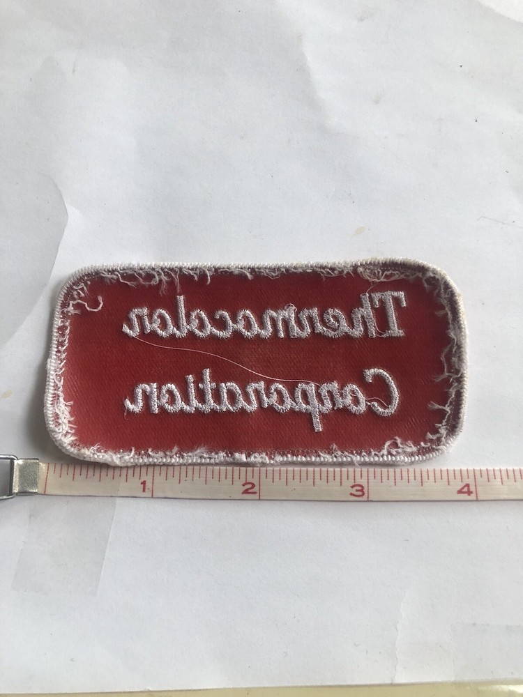 Thermocolor Corporation Uniform Embroidered Patch