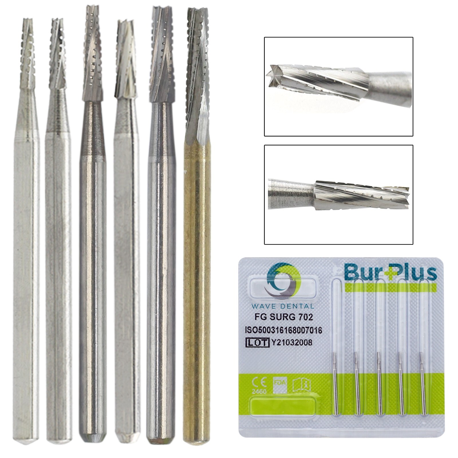 Wave Dental Surgical Bur Long 557L 702L 701 558 556 Carbide Burr 25mm High Speed