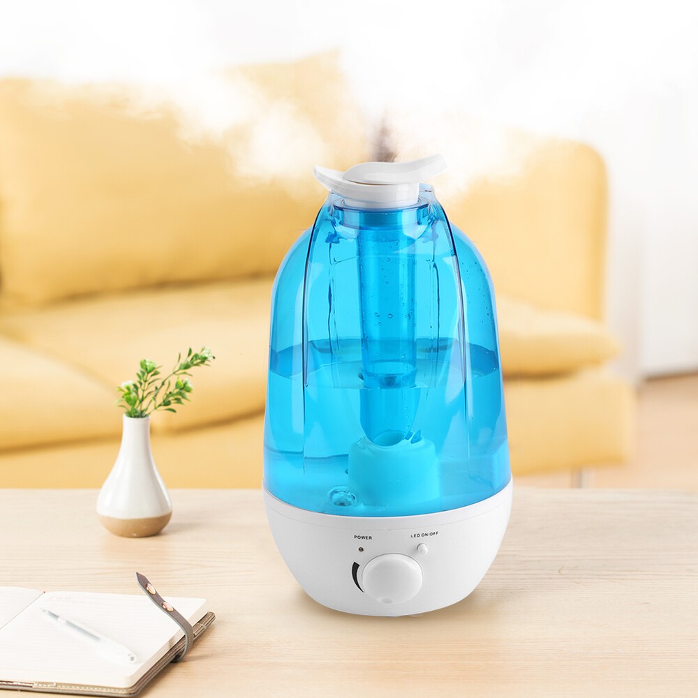 4L Ultrasonic Humidifier Diffuser LED Light Office Room Mist Maker Air Purifier