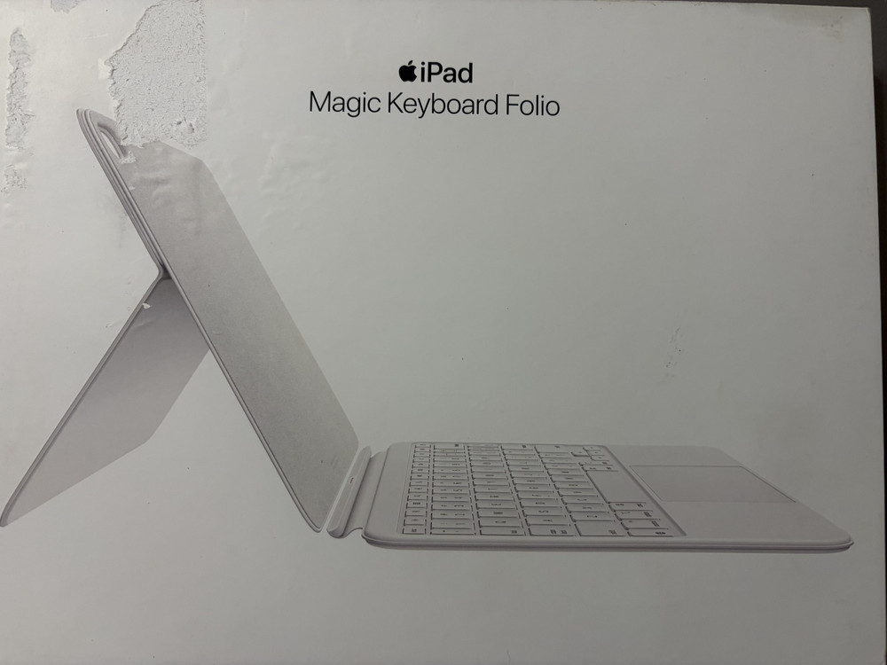Apple - Magic Keyboard Folio for iPad (A16) - White MQDP3LL/A