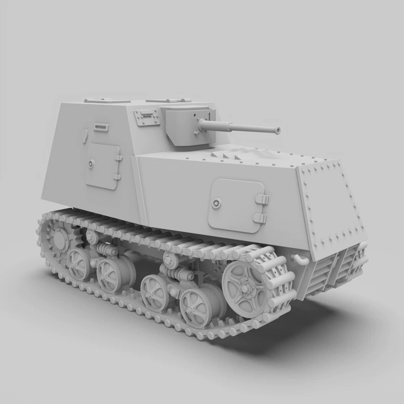 3D Printed 1/72/87Soviet KHTZ-16 Tractor Tank Unpainted Model Kit