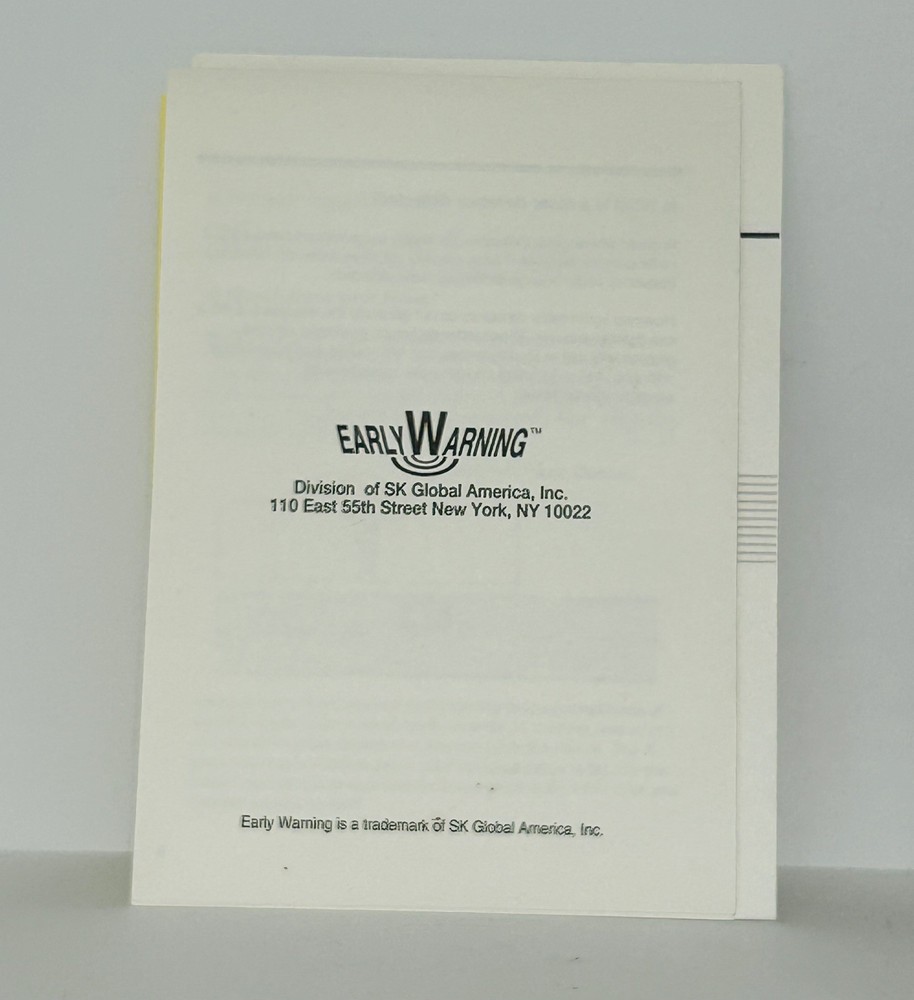 Early Warning Radar Detector - LRD 2040C with Cig Lighter Plug EUC