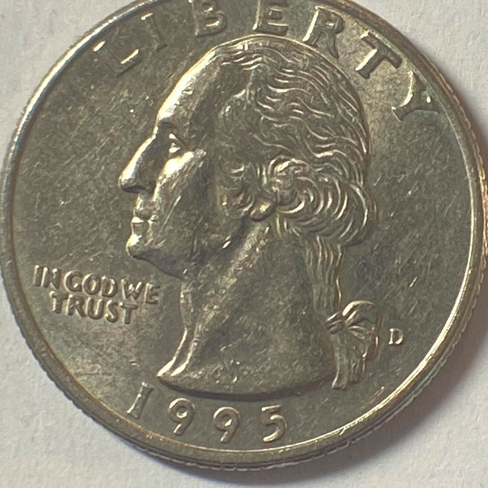 1995 D Quarter - Obverse Double Die