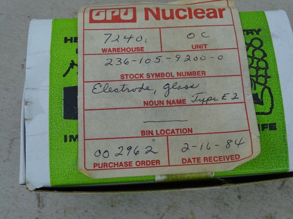 Beckman Ind. Glass Ph Electrode , 19505