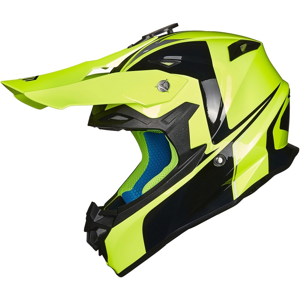 ILM Refurbished Yellow Adult Helmets ATV Motocross Off-Road Dual Sport DOT 216