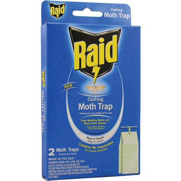 Pic Cmothraid Clothing Moth Trap, 2 Pk Pcocmothraid