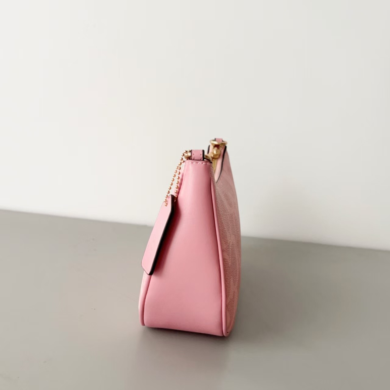 COACH Teri Shoulder Bag In signature canvas/Gold/Powder Pink New CAL51