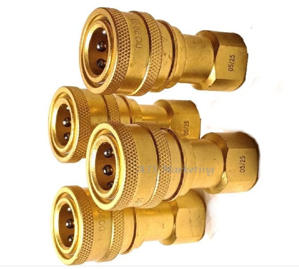 Carpet Cleaning 1/4" Brass Socket Quick Connect