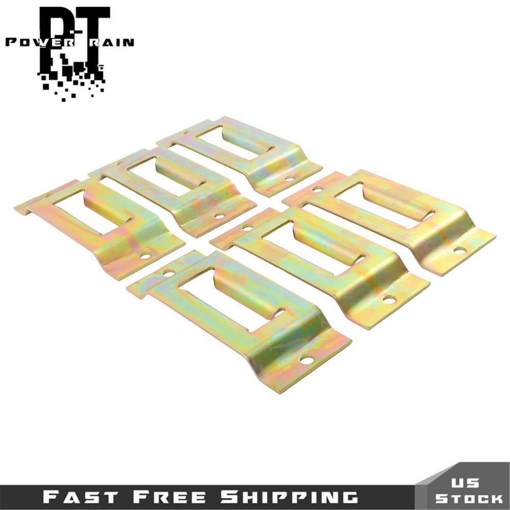 20 Pack E-Track Tie Down Slots For Cargo Loads in Flatbeds Trailers Vans Trucks