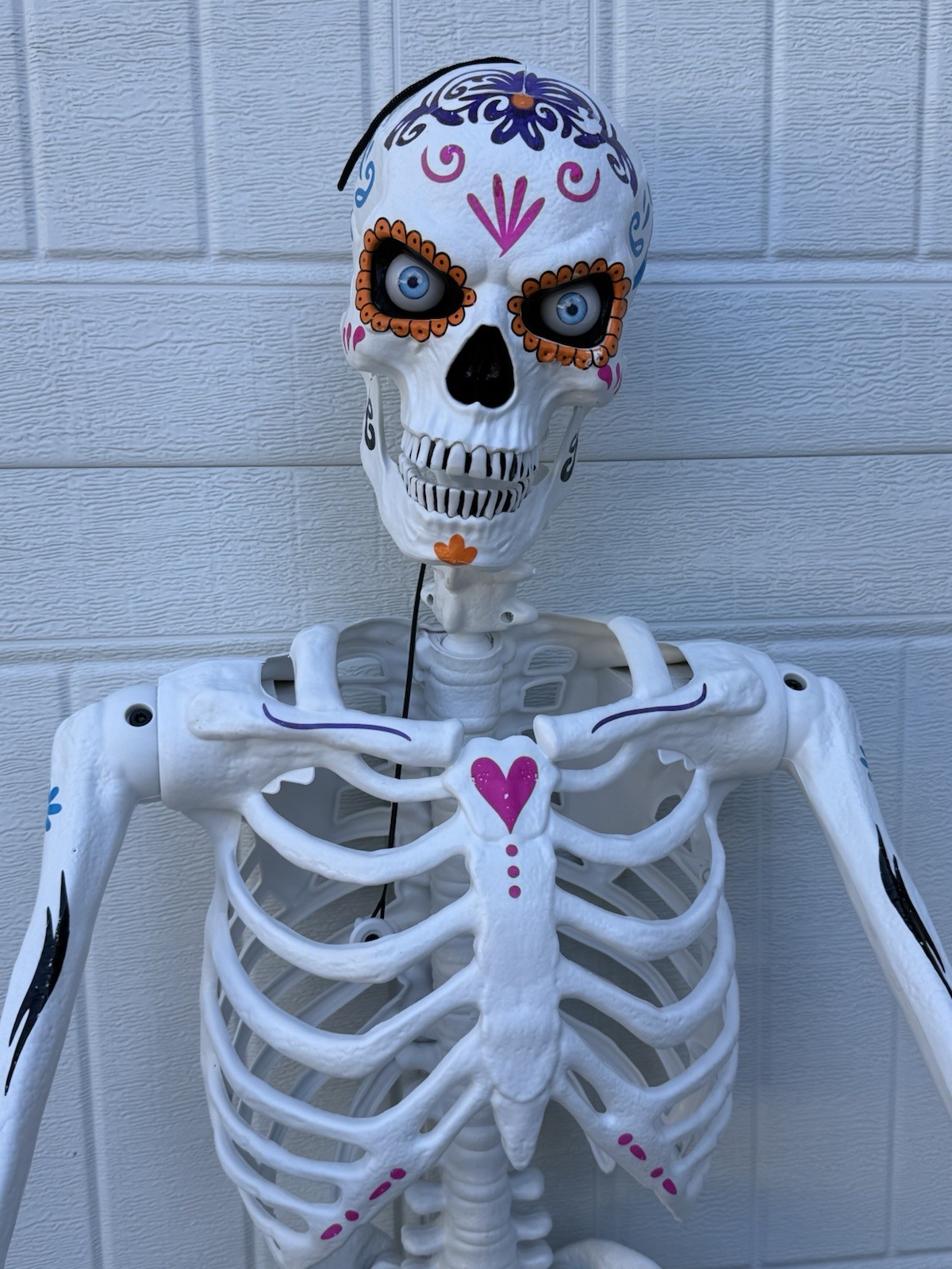 5 ft. Grave & Bones LED Ultraposeable Day of the Dead - Skeleton - RARE SOLD OUT